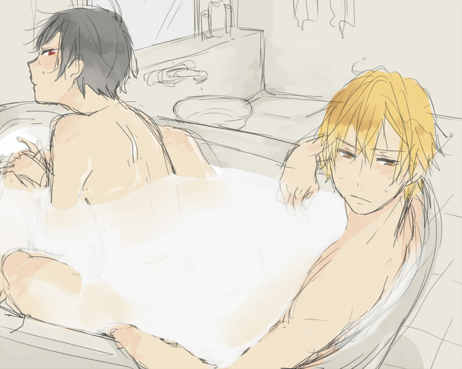  腐）シズイザろぐ ( graffiti...)  Shizuo x Izaya   Artwork by Fuji /  ふじ