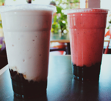 ichigocha:Bubble tea.