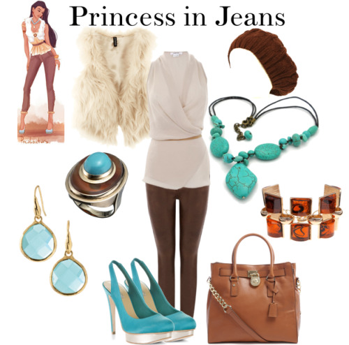 princess in jeans