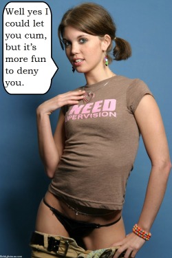 Short Chastity Caption.