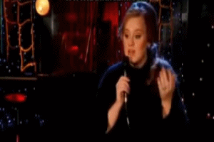waiting-for-adele:  Adele on her sexy warm-up routine. [It looks like a sex toy]