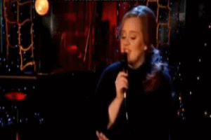 waiting-for-adele:  Adele on her sexy warm-up routine. [It looks like a sex toy]