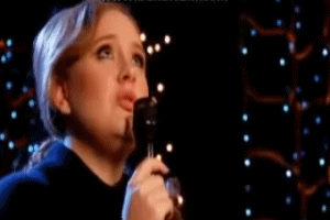 waiting-for-adele:  Adele on her sexy warm-up routine. [It looks like a sex toy]