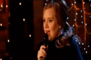 waiting-for-adele:  Adele on her sexy warm-up routine. [It looks like a sex toy]