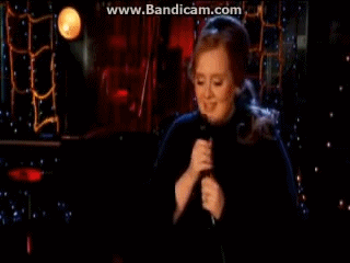 waiting-for-adele:  Adele on her sexy warm-up routine. [It looks like a sex toy]