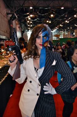 cosplaycomicsmusic:  Meagan Marie as Two Face 