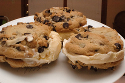 ice cream cookie sandwiches. i want Diddy