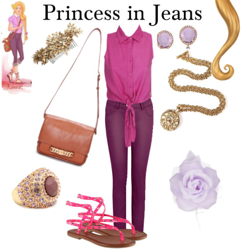 princess in jeans