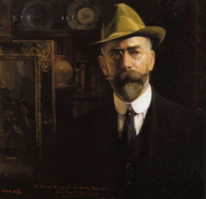 José Benlliure y Gil (Spanish, 1855-1937), Autorretrato. Oil on canvas. Museu de