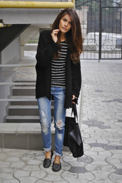 Lookbookdotnu:  Maxi Cardigan! (By Mari Ana) 