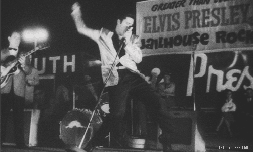 vinceveretts:   Elvis performing in Tupelo, September 1957.  