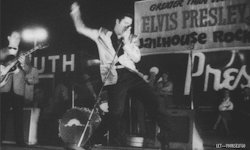 vinceveretts:   Elvis performing in Tupelo, September 1957.  