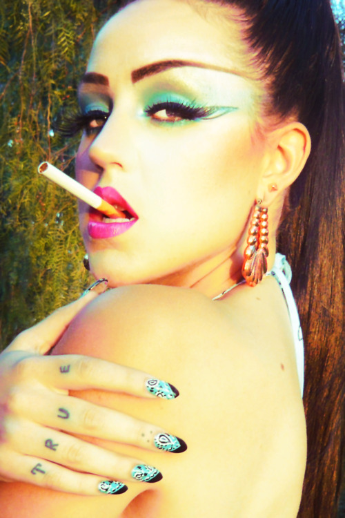 magalomania:   ghetto-ovaries:   You may be wondering why I rep Brooke Candy so hard on this blog…. It’s basically because she is unlike any other female rapper in the game  Aside from her 5 foot long braids, 3 feet high boots, 9-inch nails, and