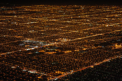 world-at-night: Chicago Suburbs at night 