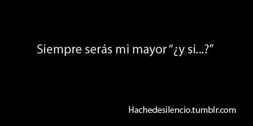 Todo puede cambiar en un segundo.