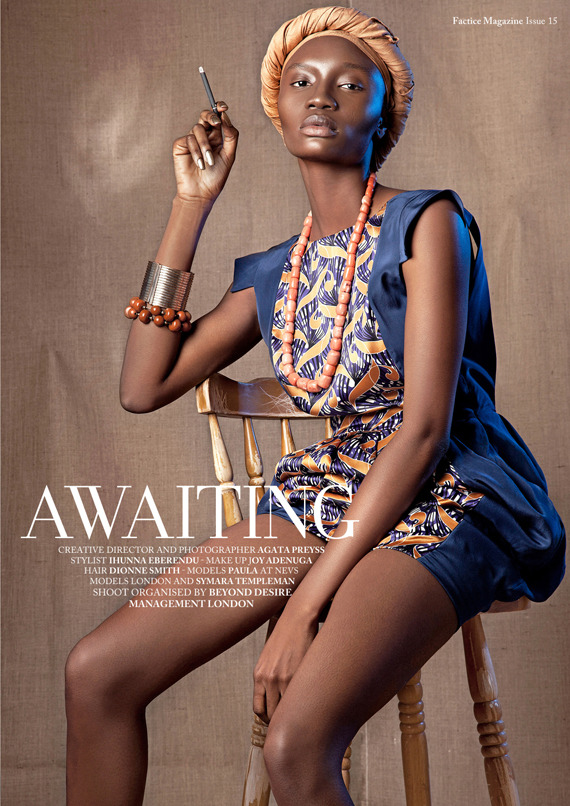blackfashion:  Paula  &amp; Symara Templeman featured in “Awaiting” for Factice