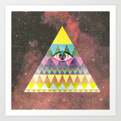 orangejuicelogic:  Pyramid in Space. Art