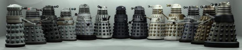 shinysherlockiantardis:mishawinsexster:littlecrazyy:The evolution of the Dalek.basically they’