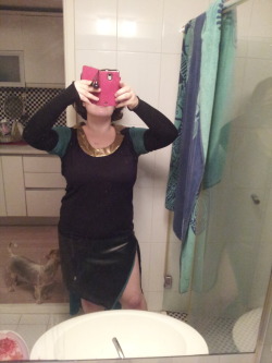 One days work on my Loki halloween dress. You cant see from the front, but I also have a cape. Tomorrow I will do up the bodice straps and forearm decorations. Crappy by cosplay standards, but Im actually happy with it for one night of partying.