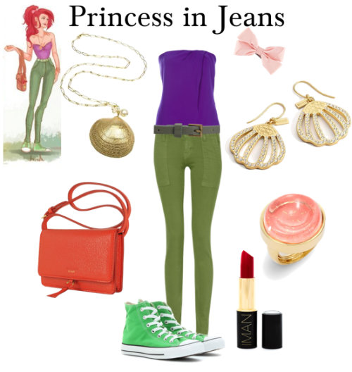 princess in jeans