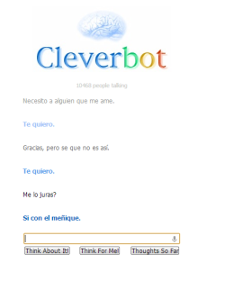 amargoinvierno:  QUE VOY A ANDAR SUFRIENDO POR VO SACO WEÁ, SI CLEVERBOT ME AMA  