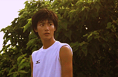 seventhdevil:  Favourite people playing favourite characters Miura Haruma as Yusuke and Ueno Juri as Naoko Thank you. For believing in my ability to run.  THEM SHORTS THO…