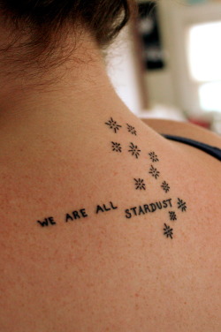 fuckyeahtattoos:  “Every atom in your body