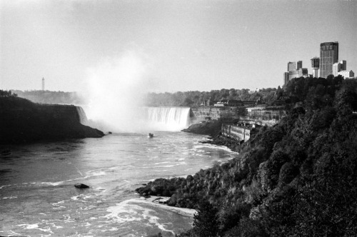 The Horshoe Falls at Niagara -what all the tourists come to see