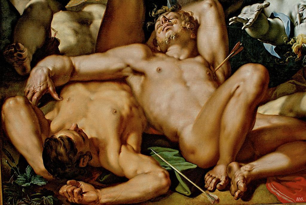 hadrian6:  Detail: Niobe weeping for her children. 1591. Abraham Bloemaert.  