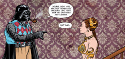 jamporn:  Poor Darth Vader  .  SLAVE LEIA