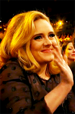 only-adele:  Adele being the adorable woman she is. 