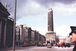 collective-history:  Remains of the Nelson’s Pillar after it was bombed by Irish Republicans, Dublin, 1966. 