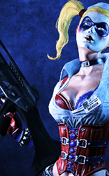 thisisfunnymistahj:  9 photos of Harley Quinn in:Batman Arkham Asylum  