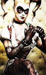 thisisfunnymistahj:  9 photos of Harley Quinn in:Batman Arkham Asylum  