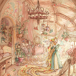 krungy:Tangled (2010) concept art © Claire Keane