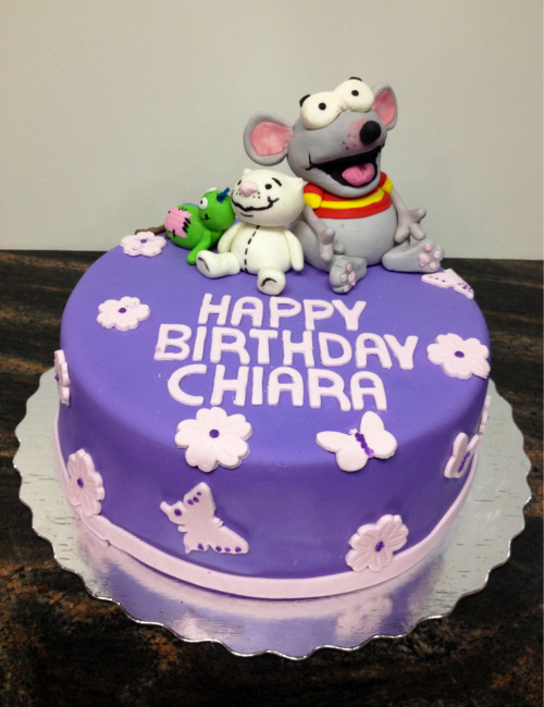 tillyourunoutofcake: Toopy and Binoo cake, joint effort with our newest employee