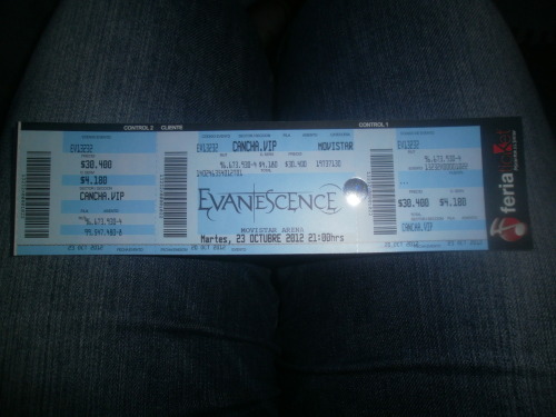 Pa los que no saben, Evanescence, es mi banda favorita <3