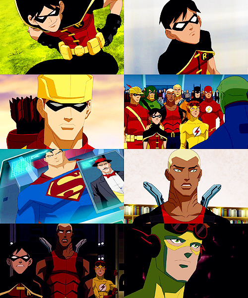 mikaelsonfinns:  young justice: eight caps + independence day