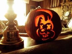 g0ldengate:  The last Green Day pumpkin I