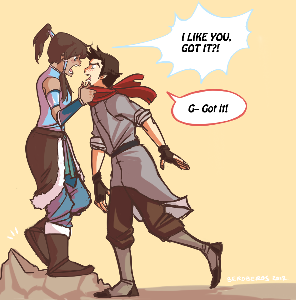 beroberos:  Suave Korrasami Korra has been replaced with I’m-gonna-kick-your-ass-but-I-love-you