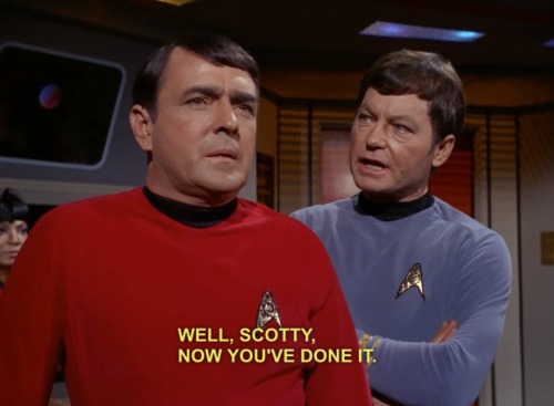 typhonatemybaby: hellotailor: This is exactly how Scottish people talk in real life. my warp core ru