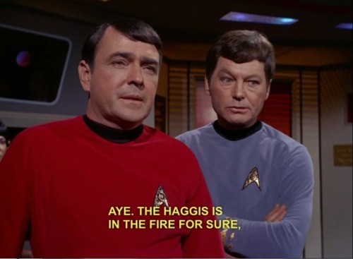 typhonatemybaby: hellotailor: This is exactly how Scottish people talk in real life. my warp core ru