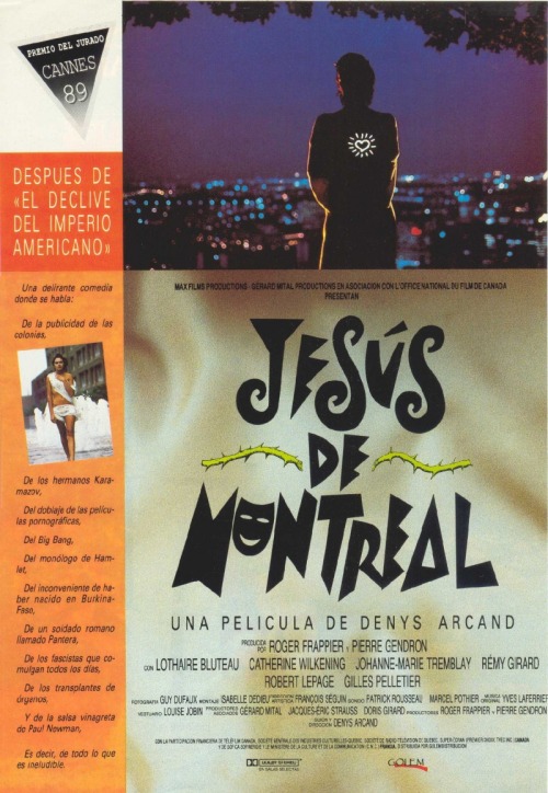 cinemagreats:Jesus of Montreal (1989) - Directed by Denys Arcand