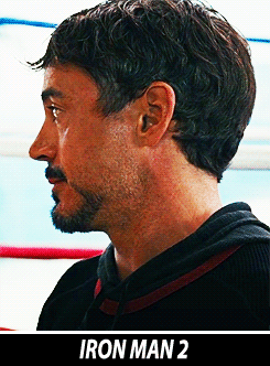 loki-cat:  evolution of tony’s sexy hair 