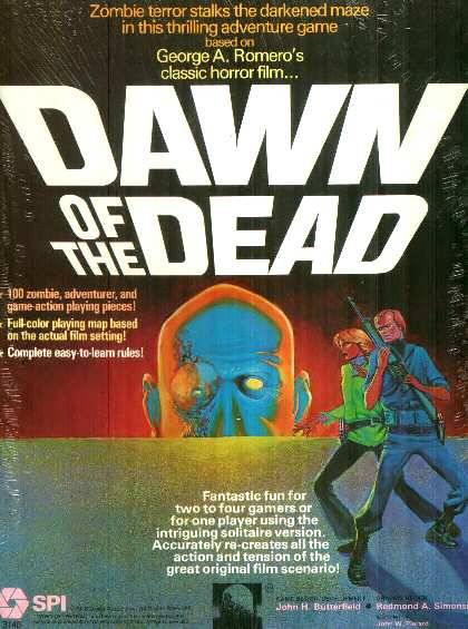 oldschoolfrp:  Dawn of the Dead boardgame by John Butterfield, graphics by Redmond