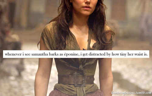 whenever i see samantha barks as éponine, i get... - les misérables  confessions.