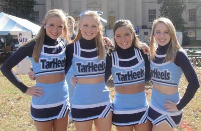 North Carolina Tar Heels cheerleaders - Tumbex