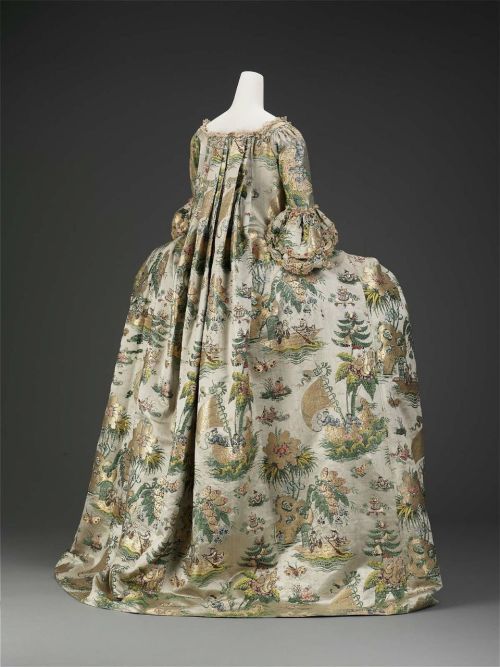 oldrags - Dress, ca 1735 the Netherlands? (restyled ca 1770),...