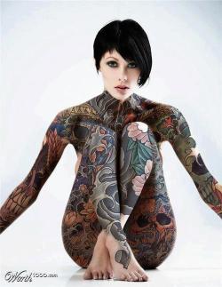 inked64:  Great looking full body tattoo.