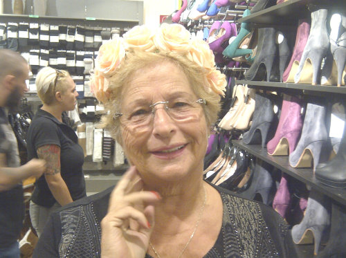 kittysoftjugs:writeonit:my beautiful grannyShe looks like the queen, but much more prettier.aw, she